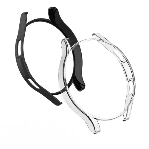 Zestaw 2 etui do zegarka Samsung Galaxy Watch 4 Classic (46mm), kwmobile, plastik, czarny, 56181.01