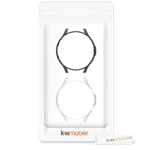 Zestaw 2 etui do zegarka Samsung Galaxy Watch 4 Classic (46mm), kwmobile, plastik, czarny, 56181.01