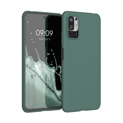 Etui do Xiaomi Redmi Note 10 5G, Silikon, Zielone, 54947.171, kwmobile