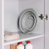 Składane wiadro z gumy termoplastycznej Navaris, 5 l, szare, 45985.2.22