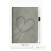 Pokrowiec na PocketBook Touch Lux 5 / Touch Lux 4 / Touch HD 3, Skóra ekologiczna, Szary, kwmobile, 54817.04