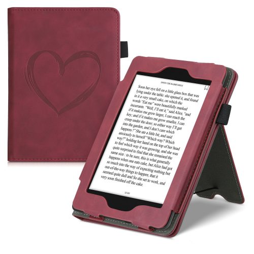 Etui na Kindle Paperwhite 10, Skóra ekologiczna, Czerwone, kwmobile, 50222.04
