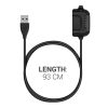 Kabel ładujący USB do Willful ID205, Kwmobile, czarny, plastikowy, 56229.01