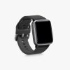 Zestaw 2 pasków do Willful Smartwatch/Fitnesstracker, Kwmobile, czarno-niebieski, silikon, 56230.01