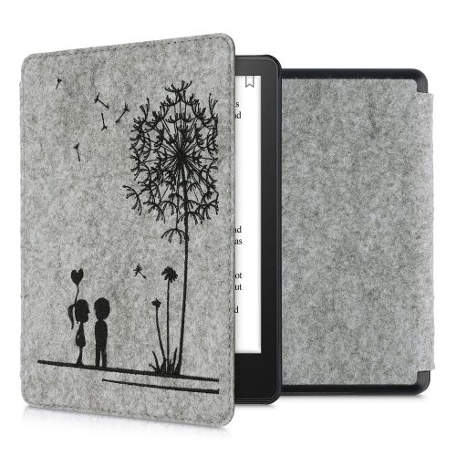 Etui na Kindle Paperwhite 11, tekstylne, szare, kwmobile, 56260.01