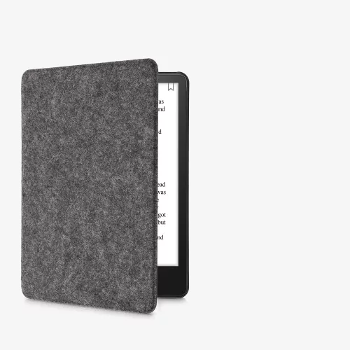 Etui na Kindle Paperwhite 11, tekstylne, szare, kwmobile, 56259.19