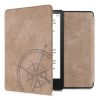 Etui na Kindle Paperwhite 11, Eko skóra, Brązowe, kwmobile, 56258.01