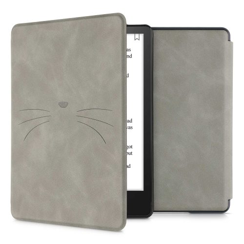Etui na Kindle Paperwhite 11, eko skóra, szare, kwmobile, 56257.05