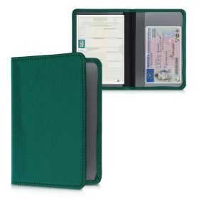   Okładka na dokumenty samochodowe, Kwmobile, Zielona, Neopren, 55381.78
