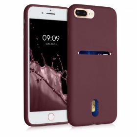   Etui do Apple iPhone 8 Plus / iPhone 7 Plus, Silikon, Fioletowy, 49102.190, kwmobile