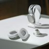 Zestaw 2 nauszników do słuchawek Apple AirPods Max, Kwmobile, Szary, Skóra ekologiczna, 55895.35