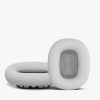 Zestaw 2 nauszników do słuchawek Apple AirPods Max, Kwmobile, Szary, Skóra ekologiczna, 55895.35