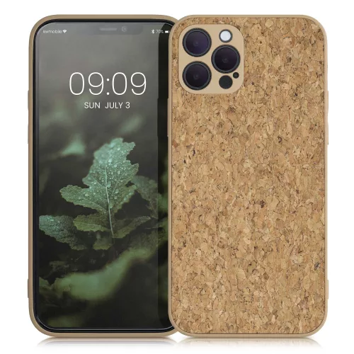 Etui do Apple iPhone 12 / iPhone 12 Pro, Korkowe, Brązowe, 56310.24, kwmobile