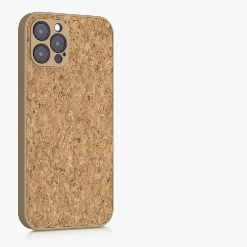 Etui do Apple iPhone 12 / iPhone 12 Pro, Korkowe, Brązowe, 56310.24, kwmobile