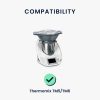 Osłona ochronna do Thermomixa TM6/TM5, Kwmobile, czarno-biała, plastik, 55449.03