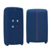 Etui na kluczyk samochodowy do Renault / Dacia - 4 przyciski - Keyless Go, kwmobile, silikon, niebieski, 54806.09