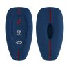 Etui na kluczyk samochodowy do Forda - 3 przyciski - Keyless Go, kwmobile, silikon, niebieskie, 53133.12