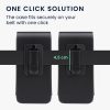 Uniwersalne etui na telefon XL - 6,8 cala, Skóra ekologiczna, Czarne, 56380.4.01, kwmobile