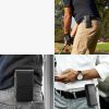 Uniwersalne etui na telefon XL - 6,8 cala, Skóra ekologiczna, Czarne, 56380.4.01, kwmobile