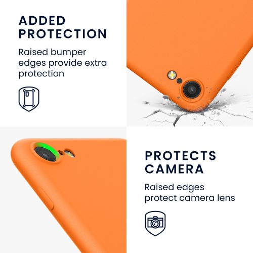 Etui do Apple iPhone 8 / iPhone 7 / iPhone SE 2, Silikon, Pomarańczowy, 49979.150, kwmobile