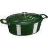 Nieprzywierający garnek żeliwny Navaris na kuchenki/piekarniki - 45 cm - 7,7 l - zielony, 52477.01.80
