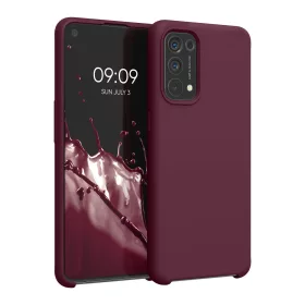   Etui do OPPO Find X3 Lite, silikonowe, czerwone, 55201.190, kwmobile