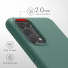 Etui do OPPO Find X3 Lite, silikonowe, zielone, 55201.166, kwmobile