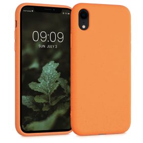   Etui do Apple iPhone XR, włókna roślinne, pomarańczowy, 49105.150, kalibri