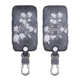   Etui na kluczyki do samochodu Renault / Dacia - 4 przyciski - Keyless Go, kwmobile, Skóra ekologiczna, Multicolor, 44637.49