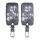 Etui na kluczyki do samochodu Renault / Dacia - 4 przyciski - Keyless Go, kwmobile, Skóra ekologiczna, Multicolor, 44637.49
