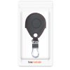 Etui na kluczyki do motocykla Harley Davidson, Kwmobile, czarno-czerwone, skóra ekologiczna, 56477.01