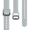 Zestaw 2 pasków do Samsung Galaxy Fit (SM-R370), kwmobile, silikon, szary / różowy, 50233.154