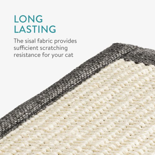 Protectie canapea pentru pisici Navaris, 70x50 cm, sisal/lin, latura dreapta, 56507.22