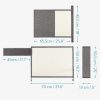 Protectie canapea pentru pisici Navaris, 70x50 cm, sisal/lin, latura stanga, 56507.02