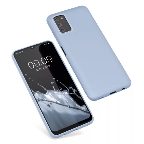 Etui do Samsunga Galaxy A03s, Silikon, Niebieski, 56517.58, kwmobile