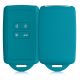 Etui na kluczyki do samochodu Renault / Dacia - 4 przyciski - Keyless Go, kwmobile, silikon, zielone, 48035.78