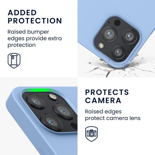 Etui do Apple iPhone 13 Pro, Silikon, Niebieski, 56560.58, kwmobile