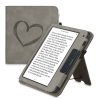 Etui do Kobo Libra 2, Skóra ekologiczna, Szare, kwmobile, 56581.02