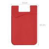 Zestaw 3 etui na karty bankowe na telefon, Kwmobile, Multicolor, Silikon, 49594.04