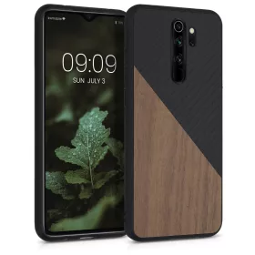   Etui do Xiaomi Redmi Note 8 Pro, drewno, brązowy, 56622.01, kwmobile