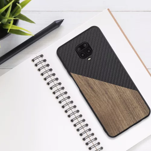 Etui do Xiaomi Redmi Note 9S / Redmi Note 9 Pro / Redmi Note 9 Pro Max, Drewno, Brązowy, 56621.01, kwmobile