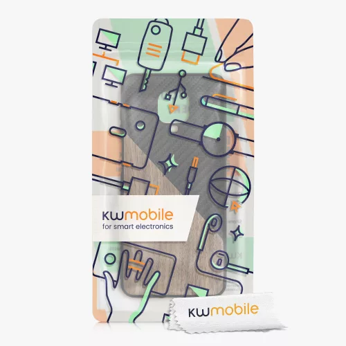 Etui do Xiaomi Redmi Note 9S / Redmi Note 9 Pro / Redmi Note 9 Pro Max, Drewno, Brązowy, 56621.01, kwmobile