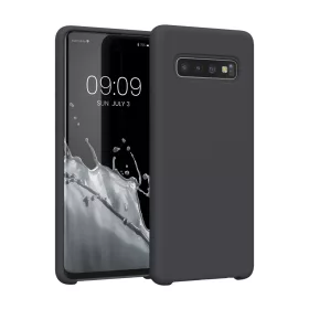   Etui do Samsunga Galaxy S10, Silikon, Czarne, 47732.47, kwmobile