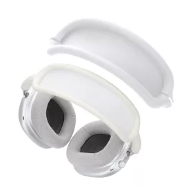   Opaska do słuchawek Apple Airpods Max, Kwmobile, Biała, Silikon, 56698.02