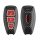 Osłona kluczyka do samochodu Ford - 3 przyciski - Keyless Go, kwmobile, plastik, wielokolorowy, 56731.02