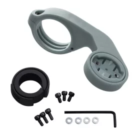   Uchwyt rowerowy do GPS Garmin Edge, Kwmobile, szary/czarny, plastik, 42698.12