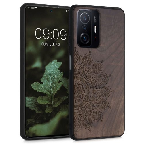 Etui do Xiaomi 11T / 11T Pro, Drewno, Brąz, 56795.01, kwmobile