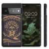 Etui do Google Pixel 6 Pro, Drewniane, Czarne, 56785.04, kwmobile