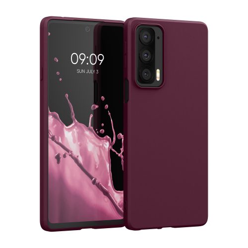 Etui do Motorola Edge 20, silikonowe, fioletowe, 56058.187, kwmobile