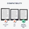 Etui do Kobo Glo HD / Touch 2.0, ekoskóra, szare, kwmobile, 56870.01